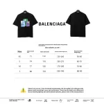  Balenciage eco-friendly paper print T-Shirts black