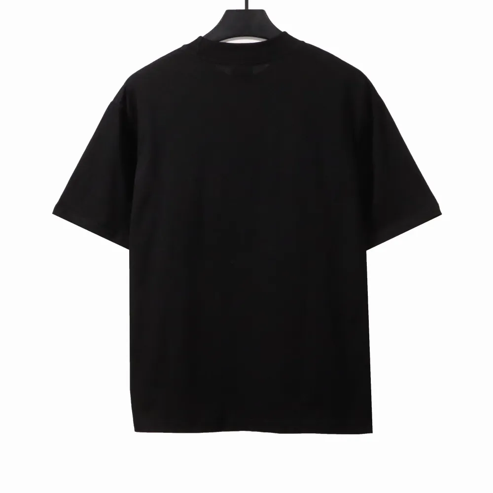  Balenciage eco-friendly paper print T-Shirts black