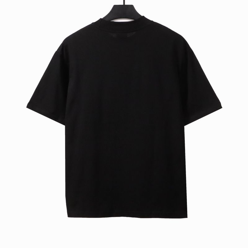  Balenciage eco-friendly paper print T-Shirts black
