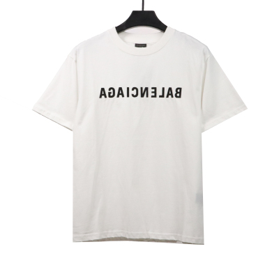 Balenciaga embroidered letter worn T-Shirts 1 01