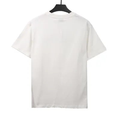  Balenciage embroidered letter worn T-Shirts 1 02