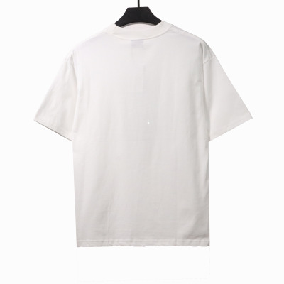  Balenciage environmentally friendly paper print T-shirts white 02