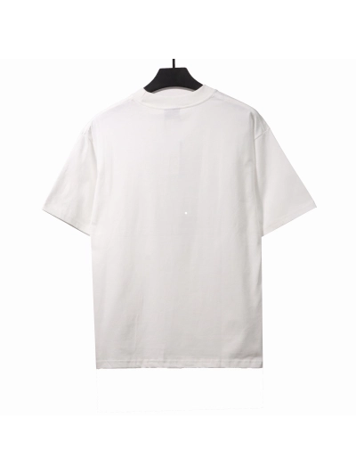 Balenciaga environmentally friendly paper print T-shirts white 02
