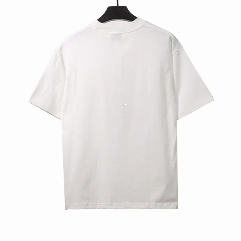  Balenciage environmentally friendly paper print T-shirts white