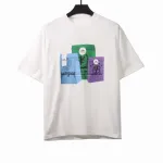  Balenciage environmentally friendly paper print T-shirts white