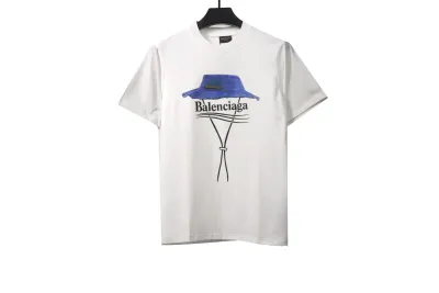 Balenciaga fisherman straw hat letter T-ShirtsC 01