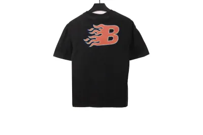 Balenciaga flame letter T-Shirts 1 02