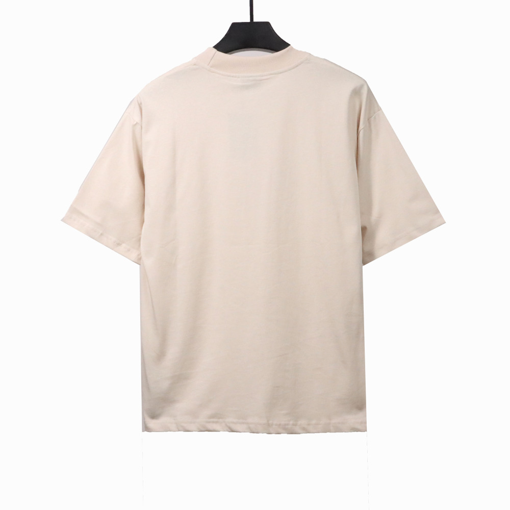  Balenciage fuzzy cola print T-shirts white