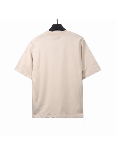 Balenciaga fuzzy cola print T-shirts white 02