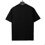 Balenciaga hand-painted double B totem T-Shirts black