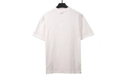 Balenciaga hand-painted double B totem T-Shirts white 02