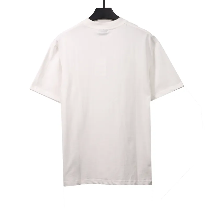  Balenciage hand-painted double B totem T-Shirts white