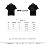  Balenciage heavy crown hot diamond T-Shirts Black