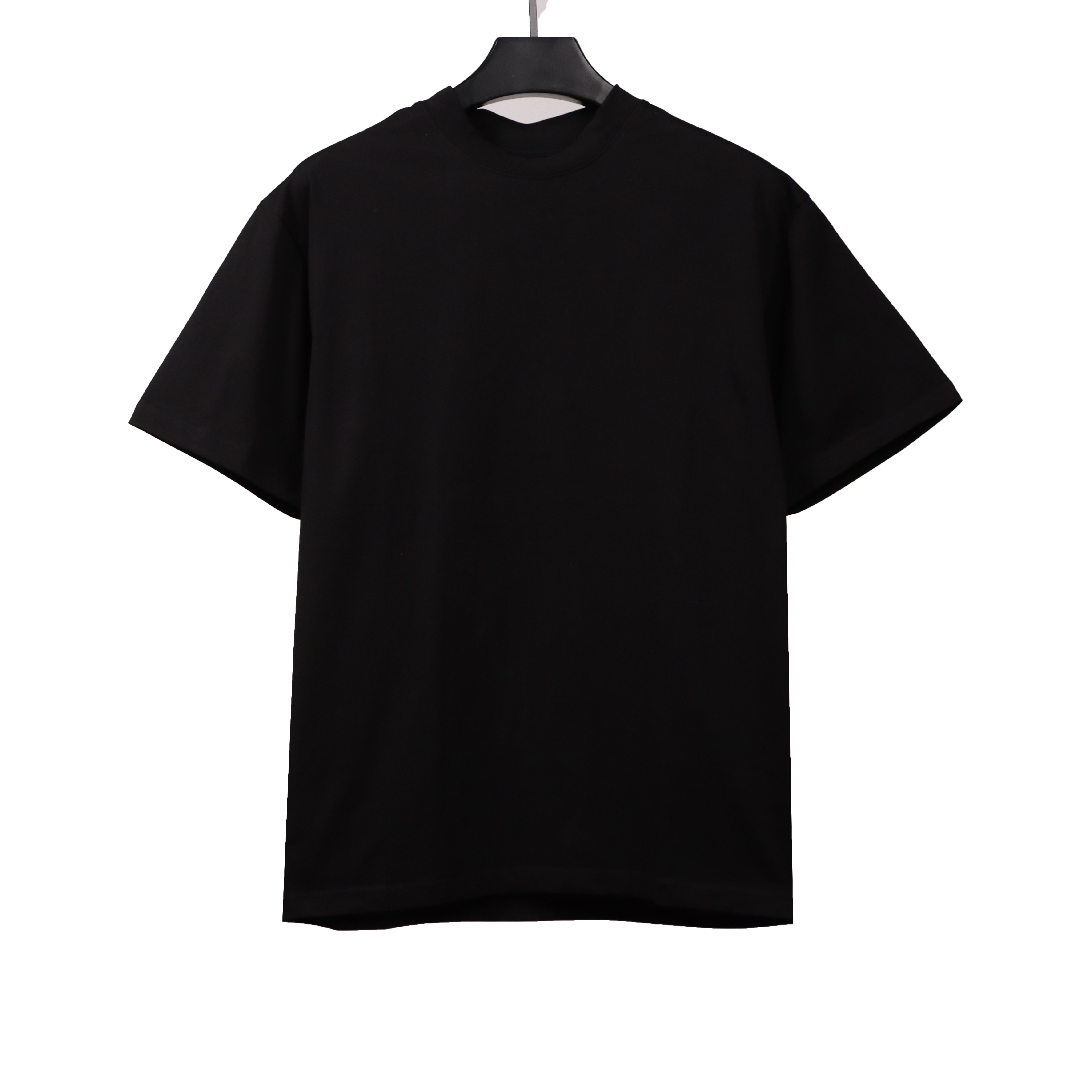 Balenciaga heavy crown hot diamond T-Shirts Black