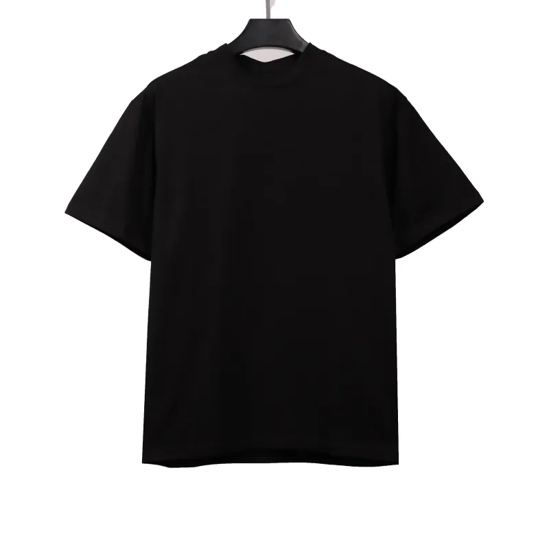  Balenciage heavy crown hot diamond T-Shirts Black