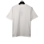  Balenciage heavy crown hot diamond T-Shirts white
