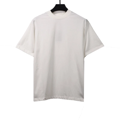 Balenciaga heavy crown hot diamond T-Shirts white 01