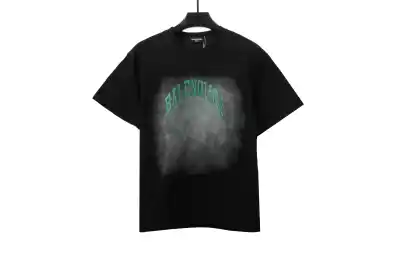 Balenciaga Heavy Industrial Washed Double B Cracked T-Shirts 01