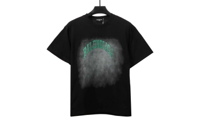 Balenciaga Heavy Industrial Washed Double B Cracked T-Shirts 01