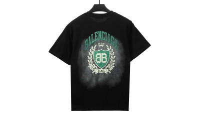 Balenciaga Heavy Industrial Washed Double B Cracked T-Shirts 02