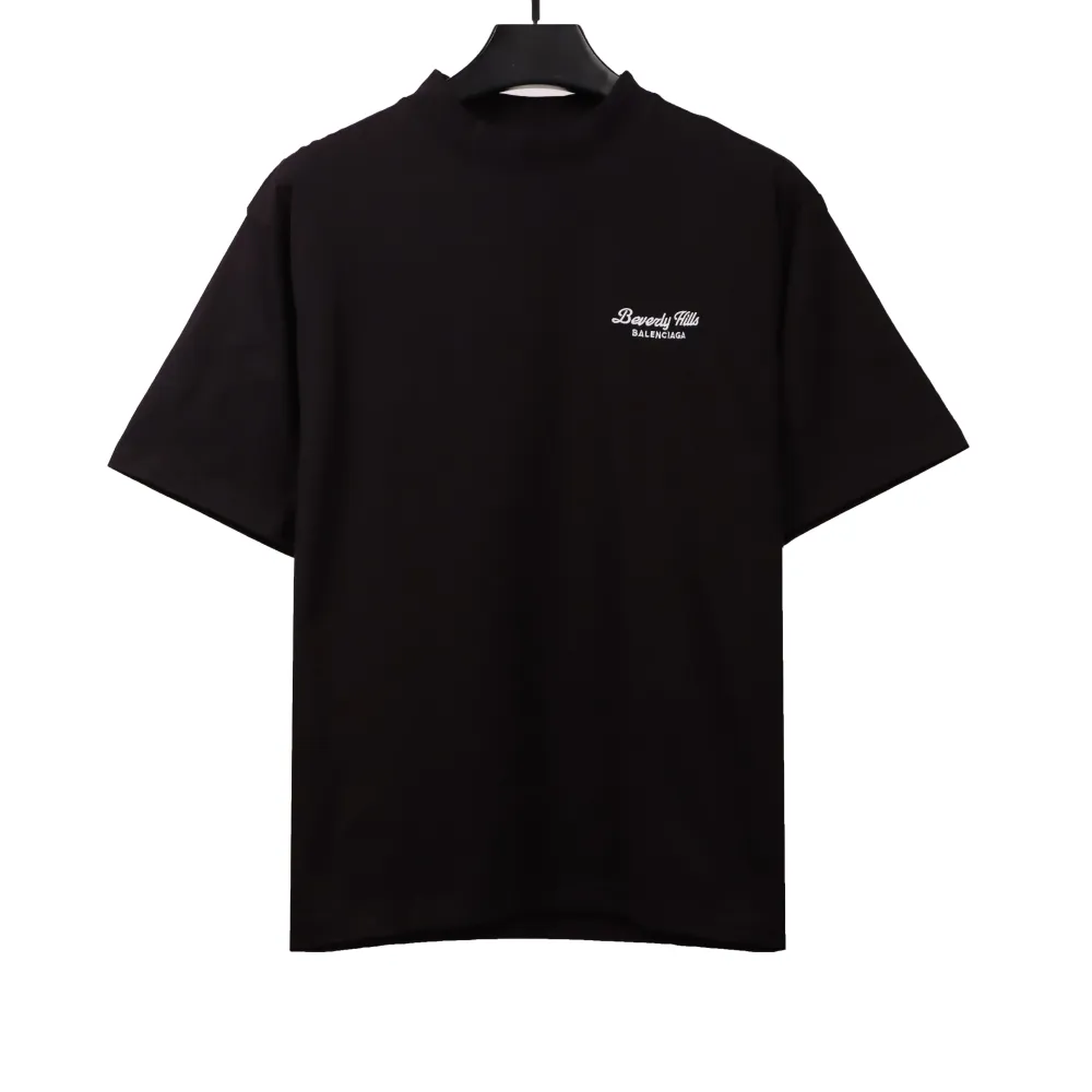  Balenciage letter embroidered T-Shirts