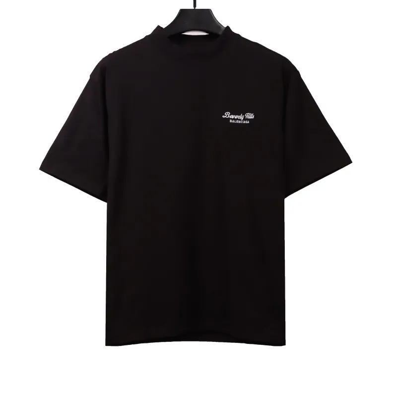  Balenciage letter embroidered T-Shirts