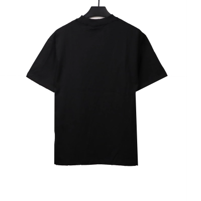 Balenciaga letter logo brush embroidery T-Shirts 02