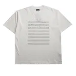  Balenciage limited edition musical note T-Shirts White