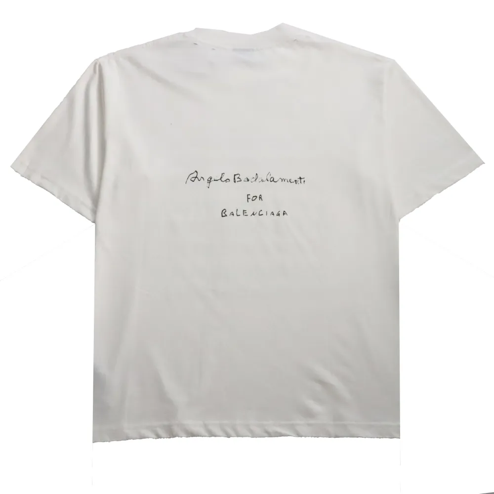  Balenciage limited edition musical note T-Shirts White