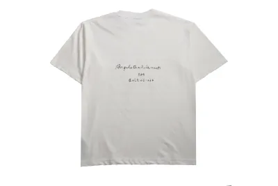 Balenciaga limited edition musical note T-Shirts White 02