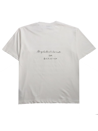 Balenciaga limited edition musical note T-Shirts White 02
