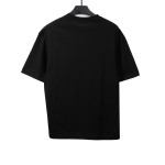  Balenciage Limited Rubber Strip Embossed T-Shirts Black