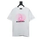 Balenciage love print T-Shirts T-Shirts white