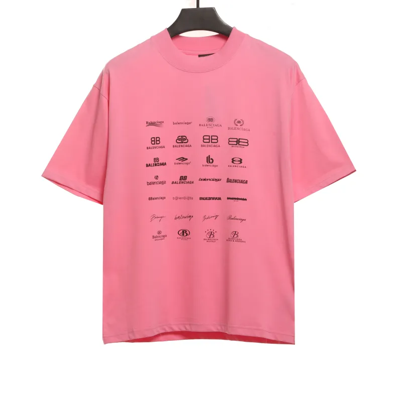  Balenciage Manchu Classic Logo T-Shirts 1