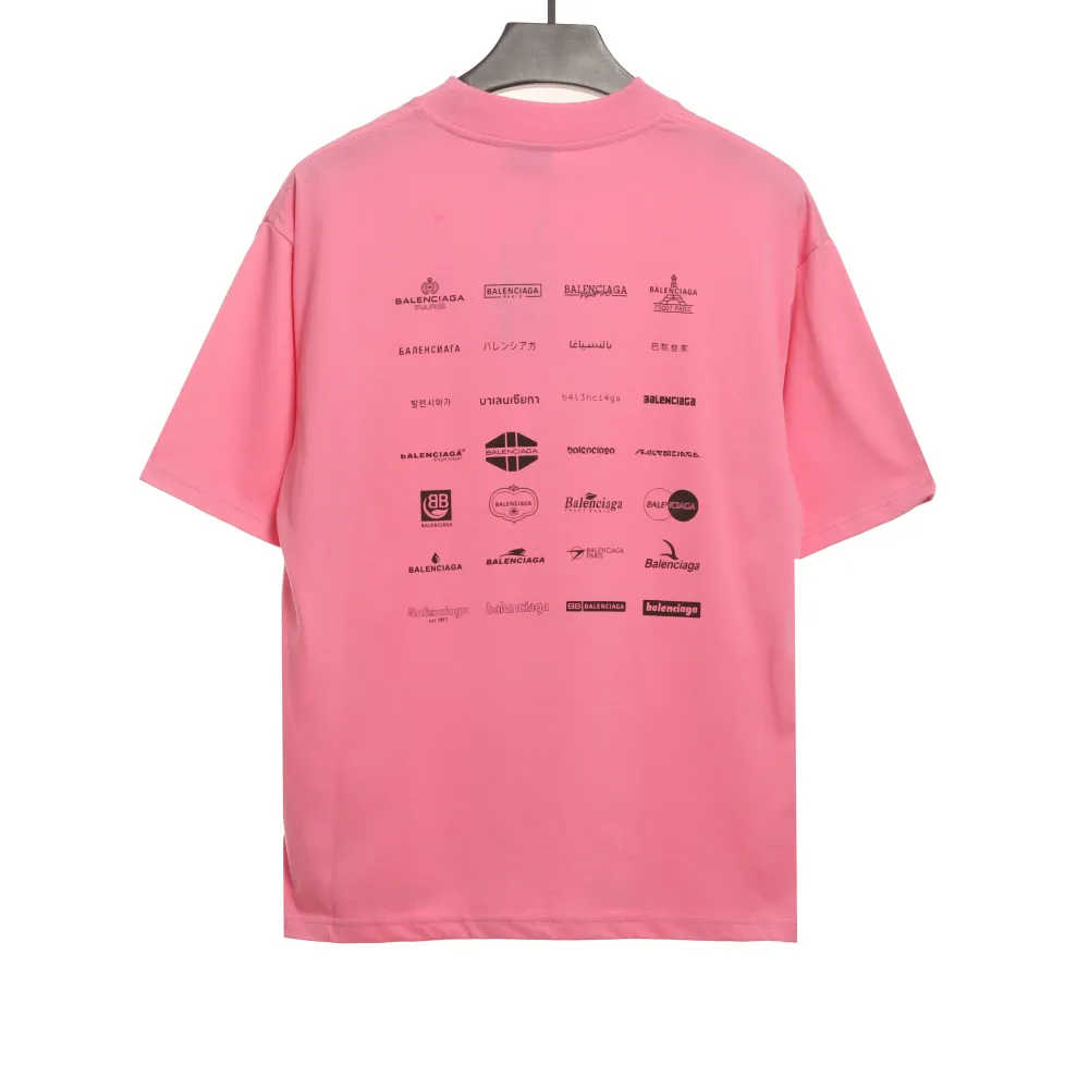  Balenciage Manchu Classic Logo T-Shirts 1