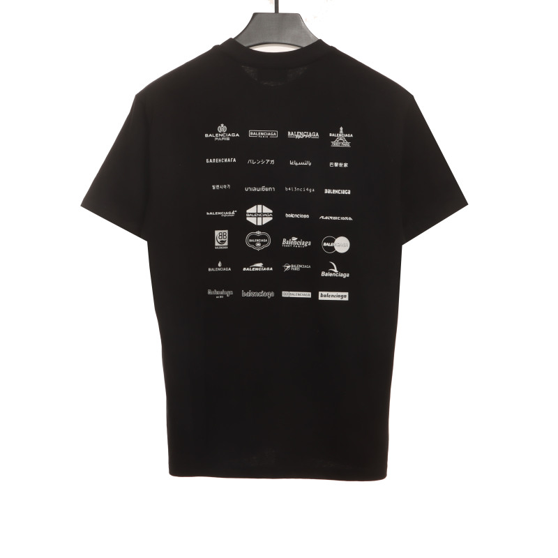  Balenciage Manchu Classic Logo T-Shirts 2