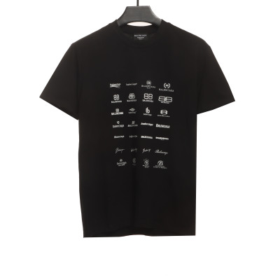  Balenciage Manchu Classic Logo T-Shirts 2 01