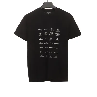  Balenciage Manchu Classic Logo T-Shirts 2 01