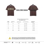  Balenciage masking tape T-Shirts brown