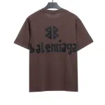 Balenciaga masking tape T-Shirts brown
