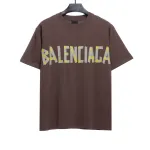 Balenciaga masking tape T-Shirts brown