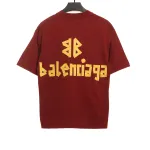  Balenciage masking tape T-Shirts red