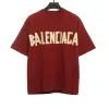 Balenciaga masking tape T-Shirts red
