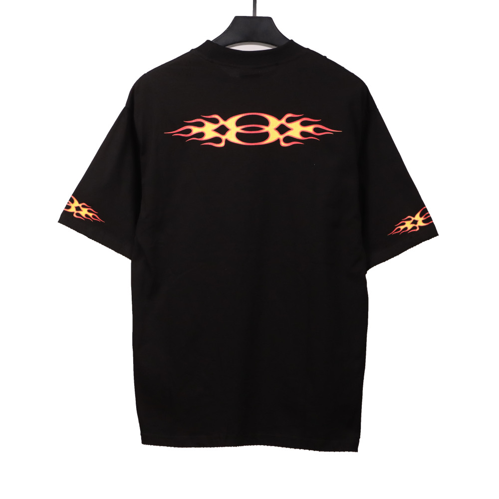 Balenciaga old flame double ring T-Shirts black