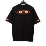 Balenciaga old flame double ring T-Shirts black