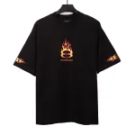  Balenciage old flame double ring T-Shirts black