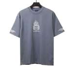 Balenciaga old flame double ring T-Shirts blue