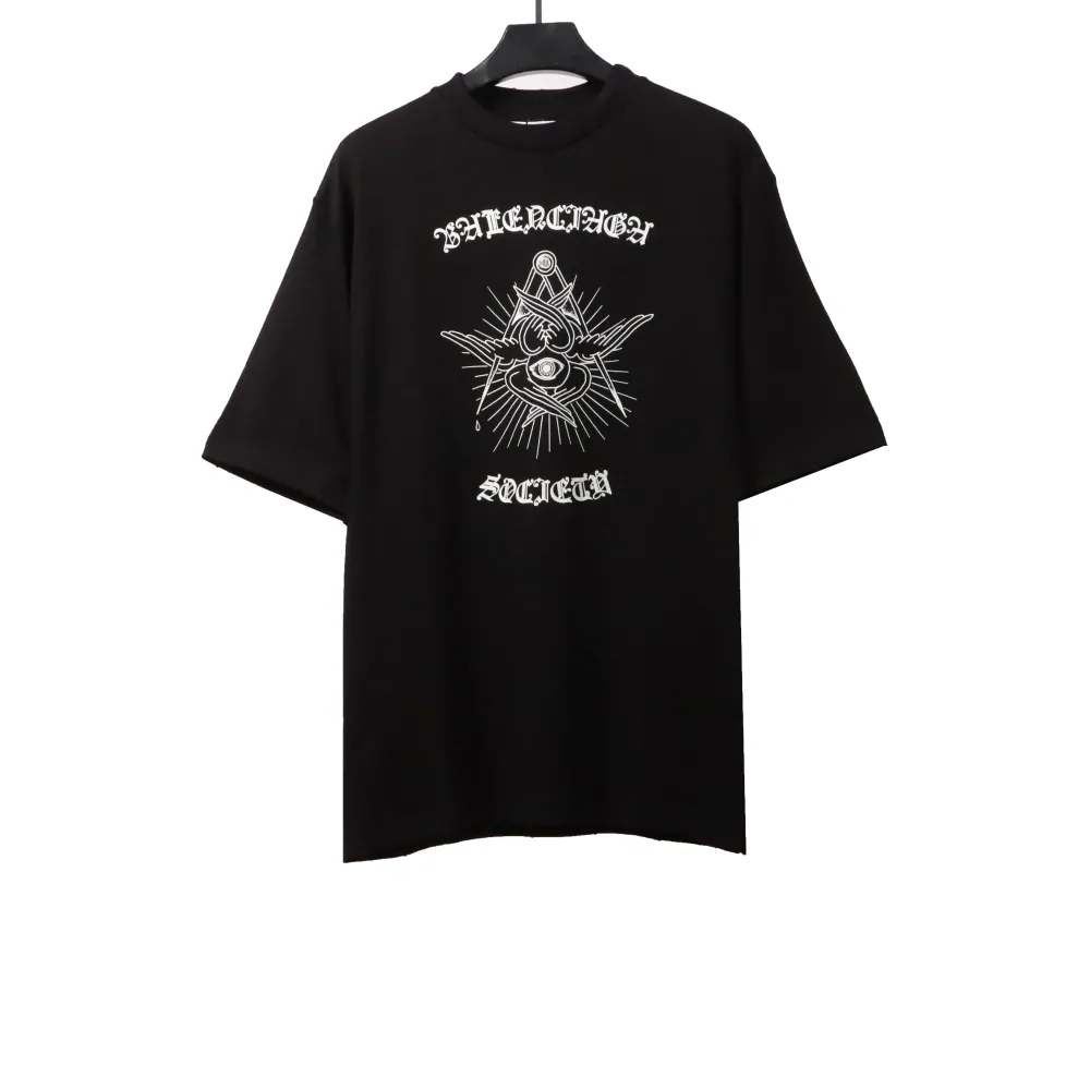  Balenciage retro gothic style T-Shirts