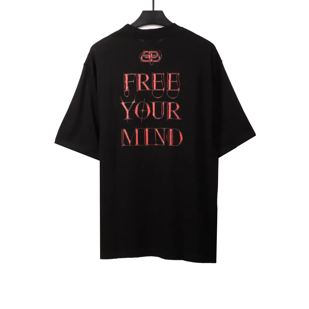  Balenciage retro gothic style T-Shirts