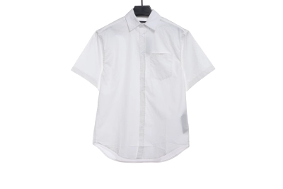 Balenciaga reverse LOGO embroidered T-shirts 01